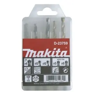 Comparateur de prix : Makita Kit de forets Economy 1/4? 5 pièces Makita D-23759