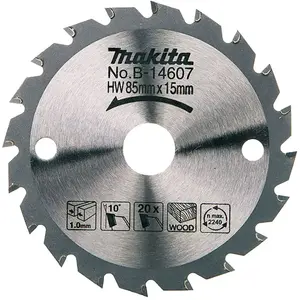 Comparateur de prix : Lame de scie carbure - Makita - HS300DW - 85MM-15-20D