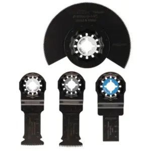 Comparateur de prix : Ensemble 4 accessoires MAKITA B-67480 pour bois et métaux STARLOCK