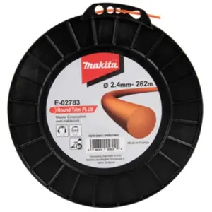 Comparateur de prix : Makita - E-02783 bordure ronde plus 2,4 mm x 262 m