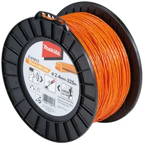 Comparateur de prix : Fil nylon Trèfle torsadé Makita 2,4 mm x 225 m - E-01812