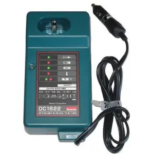 Comparateur de prix : Makita chargeur voiture ni-cd et ni-mh - 7,2 à 18v - 1,3 à 3ah - dc1822