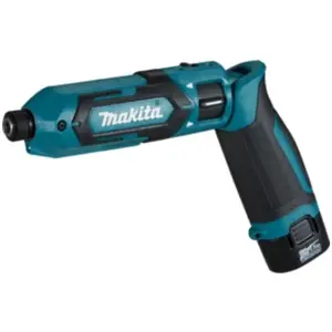 Makita Tournevis sans fil - 7,2 V Li-Ion 1,5 Ah - 25 Nm - 0,56 kg TU pas cher