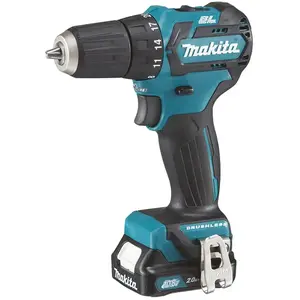 Comparateur de prix : Makita Perceuse visseuse sans fil - 12 V CXT Li-Ion 2 Ah - Ø 10 mm - 1 kg