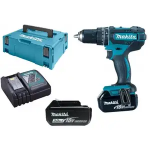 Comparateur de prix : Makita DHP482RFWJ 18V Li-Ion accuboormachine met klopfunctie (2x 3.0Ah...