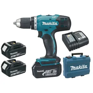 Perceuse Visseuse 18 V Li-Ion Ø 13 mm (3 x 3 Ah) - MAKITA DDF453SFE3 pas cher