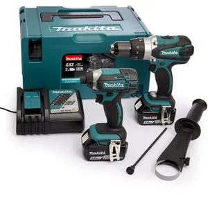 Comparateur de prix : Perceuse + Visseuse à chocs sans-fil 18V MAKITA - DLX2145TJ - Batterie...