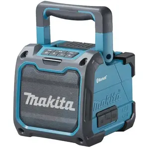 Makita DMR200 Job site - Enceinte sans fil Bluetooth - Bleu pas cher