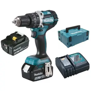 Comparateur de prix : Makita DHP484RTJ Perceuse à percussion sans fil 5 W 18 V Bleu