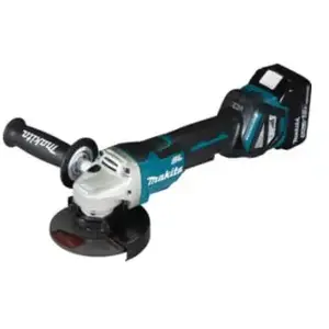 Comparateur de prix : Makita Meuleuse dangle sans fil DGA515RTJ 125 mm + 2 batteries, + chargeur 18 V 5 Ah
