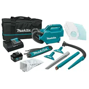 Comparateur de prix : Makita - CL121DSM - Set aspirateur Li-Ion 12V (1x batterie 4,0Ah) - 13...