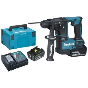 Comparateur de prix : Makita Perforateur MAKITA DHR171RTJ SDS-Plus 18V (2x5Ah) Li-Ion 17mm