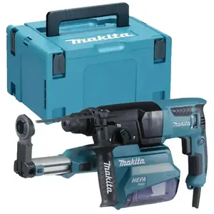 Makita - Perforateur-Burineur SDS-plus 800W - Ø26mm MakPac + accessoires - HR2650JX14 pas cher