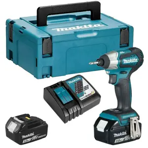 Visseuse à chocs 18 V Li-Ion 3 Ah 140 Nm MAKITA - 2 batteries, chargeu... pas cher