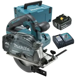 Comparateur de prix : Scie circulaire à métaux MAKITA DCS553RTJ - 18V Li-Ion 5 Ah Ø 150 mm
