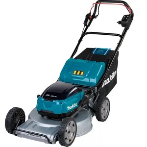 Comparateur de prix : Makita Tondeuse auto-tractée 36V 2 x 18V Li-Ion 5 Ah 4 batteries - DLM533PT4