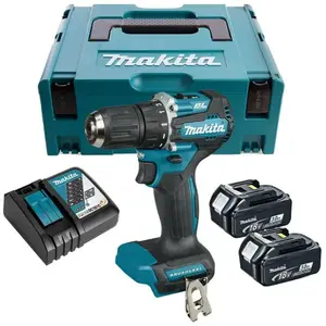 Perceuse visseuse 18V LXT (2x3,0 Ah) en MAKPAC - MAKITA DDF487RFJ pas cher