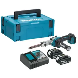 Comparateur de prix : Ponceuse à bande 18V Li-Ion 5 Ah 9 x 533 mm MAKITA - DBS180RTJ