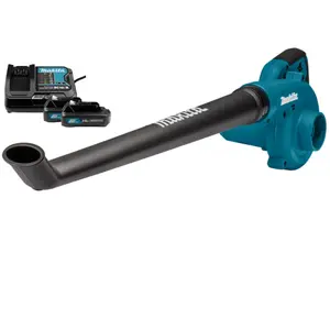 Makita UB101DSAE 12V Li-Ion Batterie Ensemble Souffleur (2x 2,0Ah) - 2...