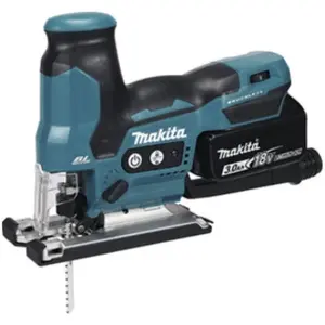 Comparateur de prix : Scie sauteuse pendulaire sur batterie DJV185RF1J, 18V 1x 3,0 Ah et chargeur dans makpac - Makita