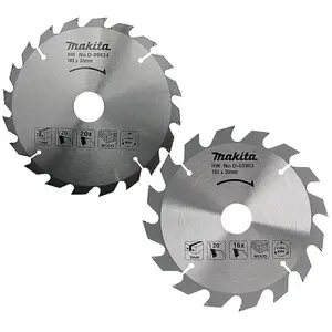 Comparateur de prix : Lames circulaires - MAKITA - D-20052 - Lot de 2 - Carbure - ø 185 mm