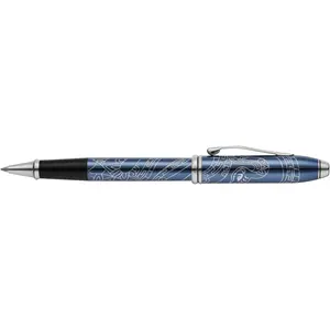 Cross, Stylo, Rollerball Townsend, glänzender, durchscheinender blauer... pas cher