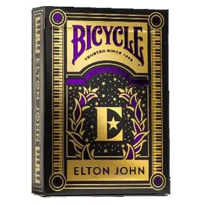 Comparateur de prix : Cartamundi Bicycle Elton John - Jeu de 54 Cartes à Jouer - Jeu emblématique - Magie/Carte Magie, Jaune