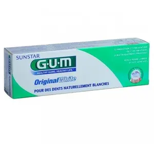 Comparateur de prix : Gum Dentifrice Original White Blancheur 75ml