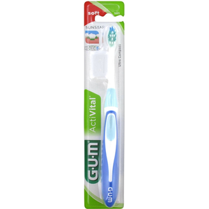Comparateur de prix : G.U.M Activital Ultra Compact brosse à dents manche court soft 1 pcs