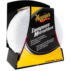 Comparateur de prix : Tampons Applicateurs Microfibres Meguiar's (X2)