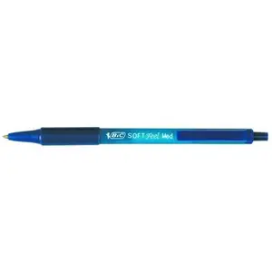 Comparateur de prix : Stylo Bille Bic Soft Feel Clic Grip bleu