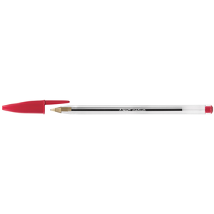 Comparateur de prix : Stylo à bille - Bic - Cristal - Pointe moyenne - Encre rouge - Lot de 50