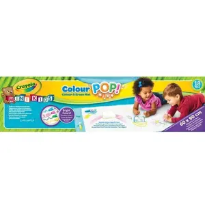 Comparateur de prix : Goliath Tapis de dessin pour enfant - Crayola Mini Kids Color Pop! - 60x90cm - 18 mois et plus