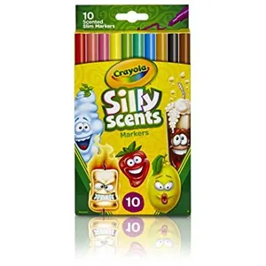 Kit créatif Crayola 10 feutres parfumés lavables à dessiner
