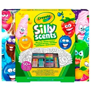 Mini kit artistique Crayola Silly Scents Feutres et crayons parfumés pas cher