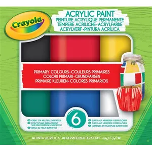VIVID Kit créatif Crayola Acrylic Paint Couleurs primairesVendu parfnac