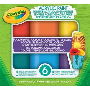 Comparateur de prix : VIVID Kit créatif Crayola Acrylic Paint Couleurs Mer et Soleil