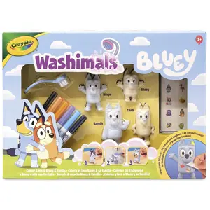 Crayola Washimals Coffret De 4 Animaux Bluey pas cher