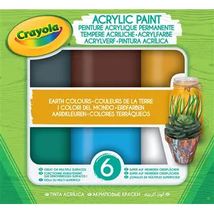 Comparateur de prix : VIVID Kit créatif Crayola Acrylic Paint Couleurs de la Terre