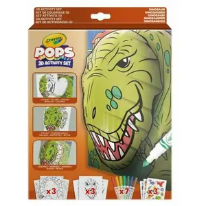 Comparateur de prix : Jeu de dessins en 3D - CRAYOLA - POPS 3D - Dinosaurs