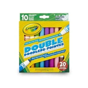 VIVID Crayola | Ensemble de marqueurs | Marqueurs double face (lavable), 10 pcsVendu parfnac