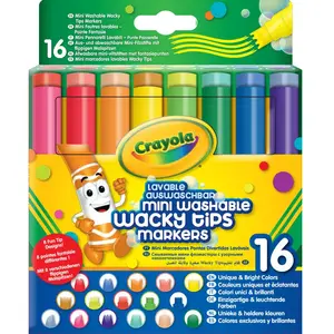 Crayola 16 PIPSQUEAKS POINTE FANTAISIE pas cher