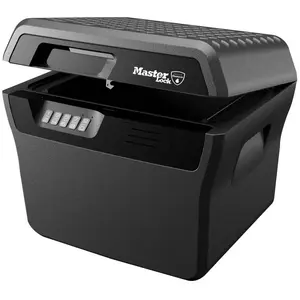 Master Lock Coffre-fort avec Serrure Électronique Noir 18,5 L TU pas cher