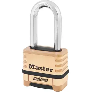 Comparateur de prix : Master Lock 1175DLH Cadenas à anse longue Laiton Cadenas à combinaison