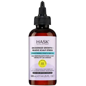 Comparateur de prix : Hask Huile fortifiante pour cuir chevelu Texture 120 ml