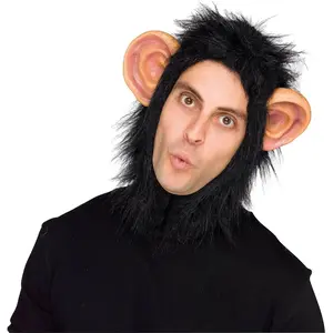 Chaks Masque/cagoule Homme Singe Aux Grandes Oreilles - Noir - Taille Unique pas cher