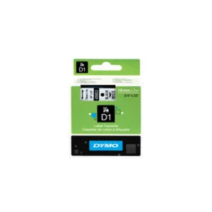 DYMO D1 - ruban - brillant - 1 cassette(s) - Rouleau (1,9 cm x 7 m) pas cher