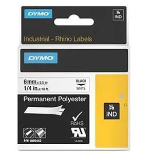 Comparateur de prix : DYMO RhinoPRO Heat shrink tubing - manches - rouleau (1,3 cm x 1,5 m)