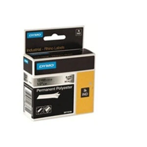 Comparateur de prix : Dymo 18486 (S0718180) - (12 mm) - Noir sur métallique - Ruban