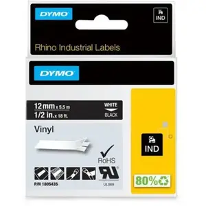 Comparateur de prix : Dymo 1 Ruban àtiquette Industrielle Rhino Vinyle Auto-adhésive - Dymo